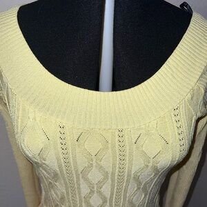 bebe Scoop Neck knit Sweater